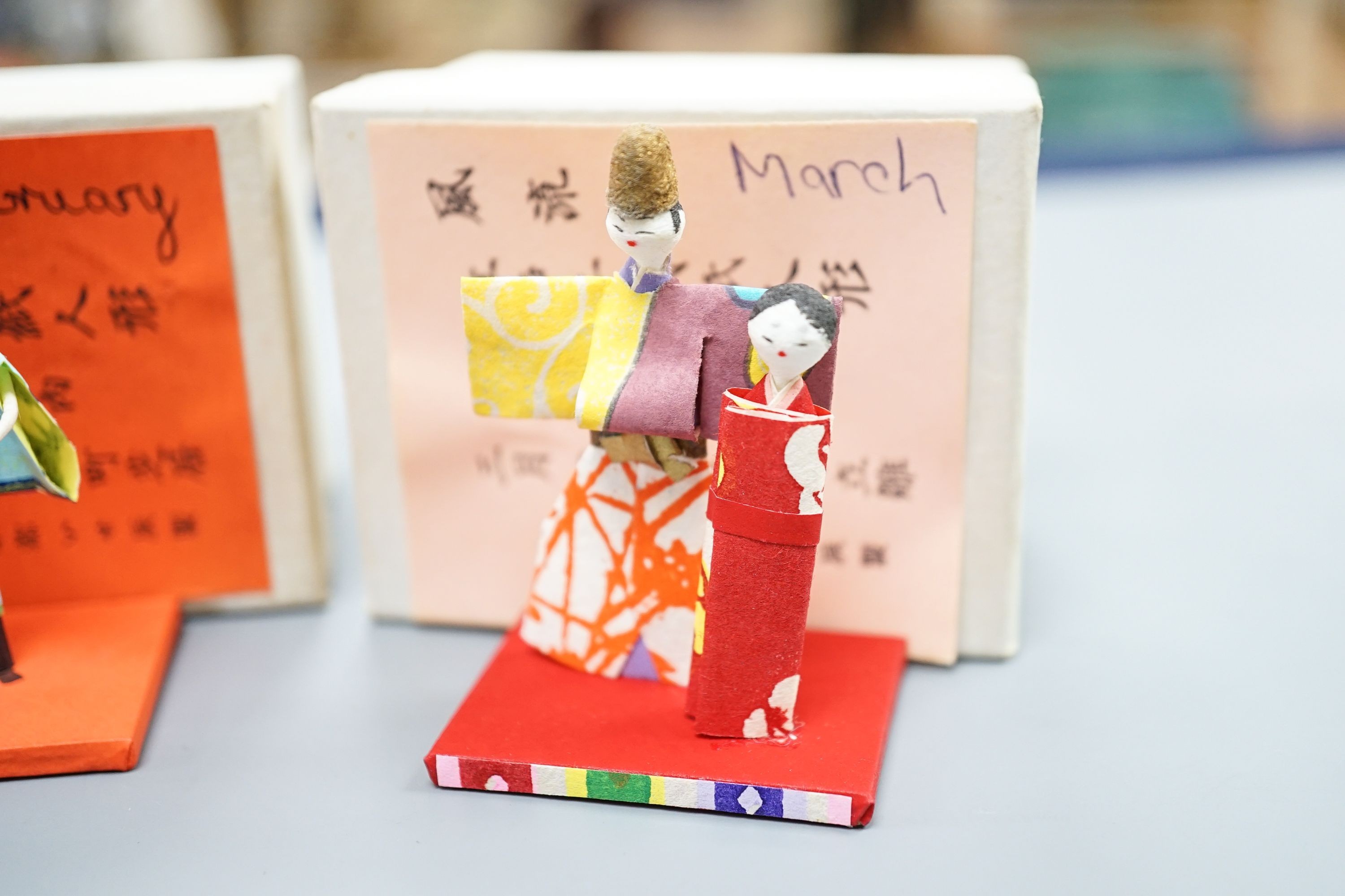 Japanese dolls- months of the year- 12 total